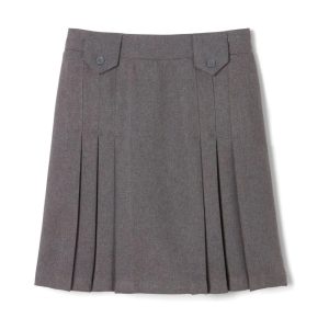 PLEAT FRONT SKIRT