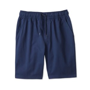 Co-Ed Pull-On Twill Shorts with Drawstring