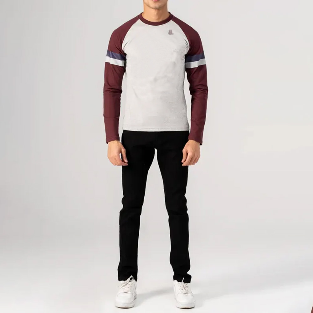 Men  Raglan Gym Long Sleeve Tee