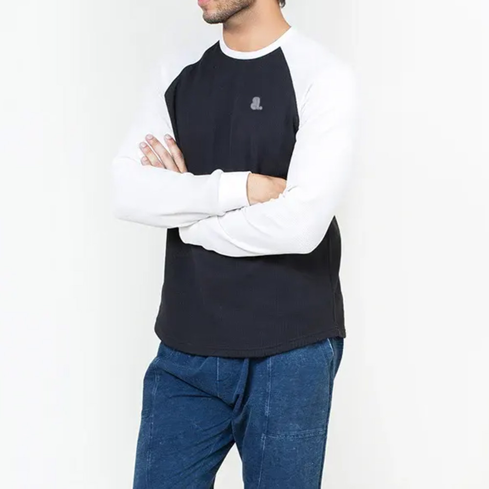 Men  Raglan Gym Long Sleeve Tee