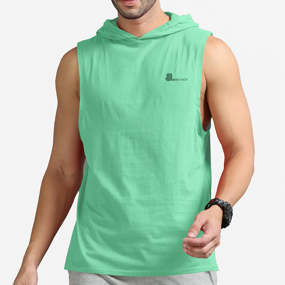 Men Hoodie Tank Top