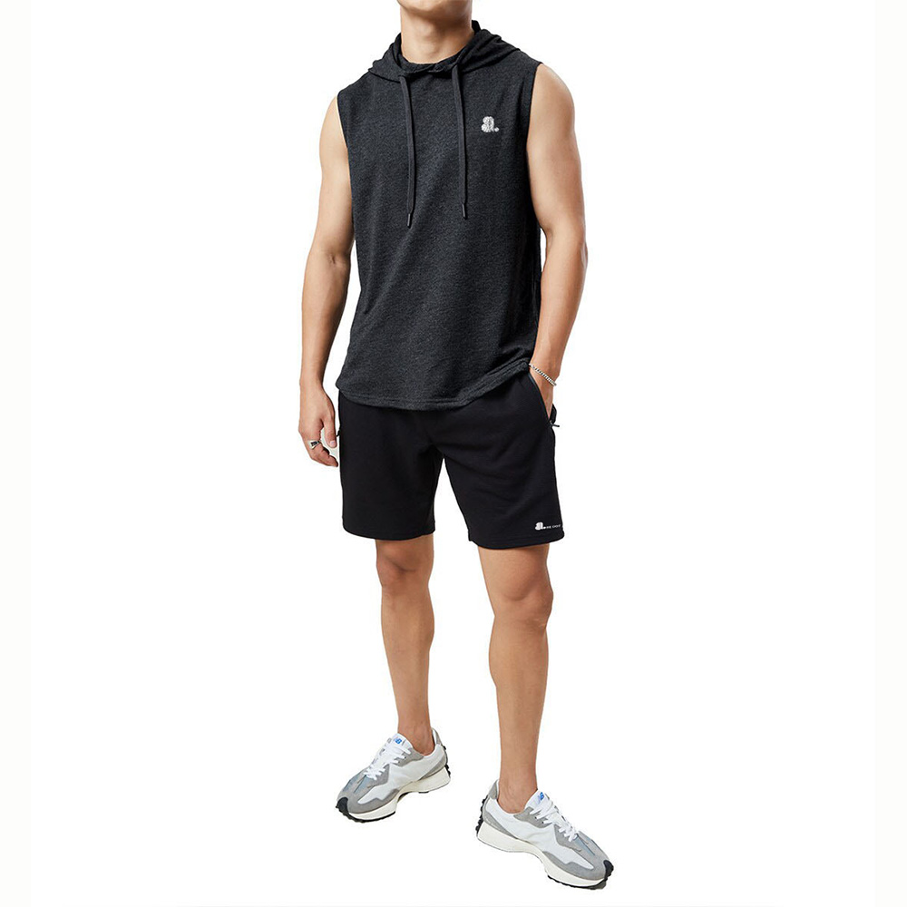 Men Hoodie Tank Top