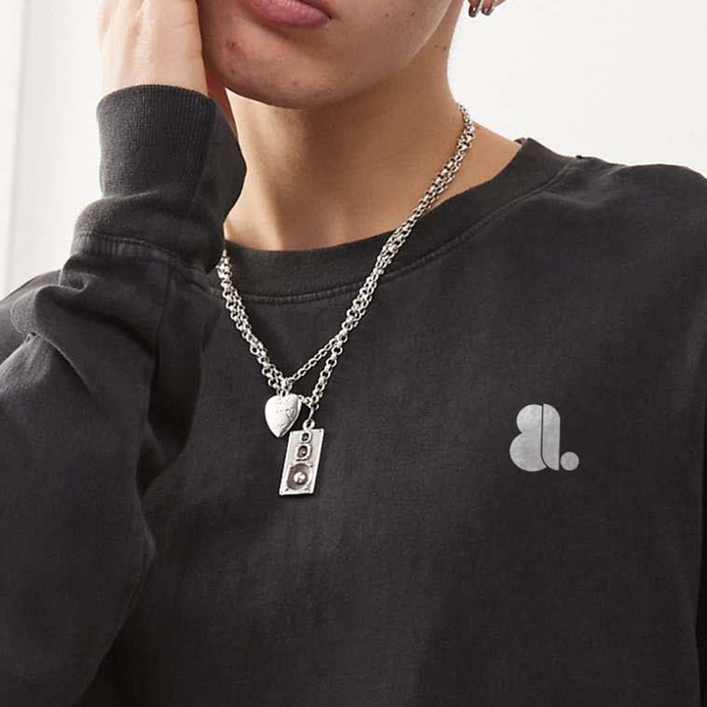 Men Acid Wash Gym Oversize Long Sleeve Tee