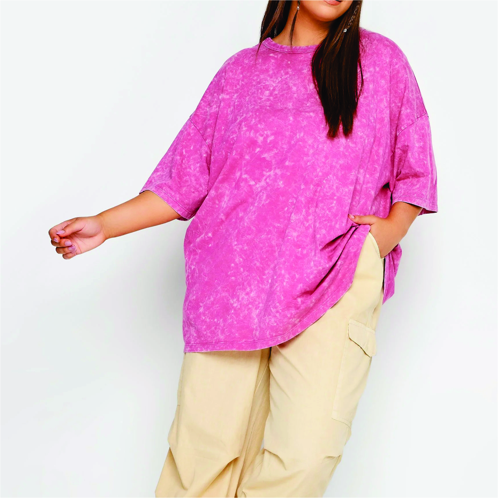 Acid Wash Long Sleeve T-Shirt