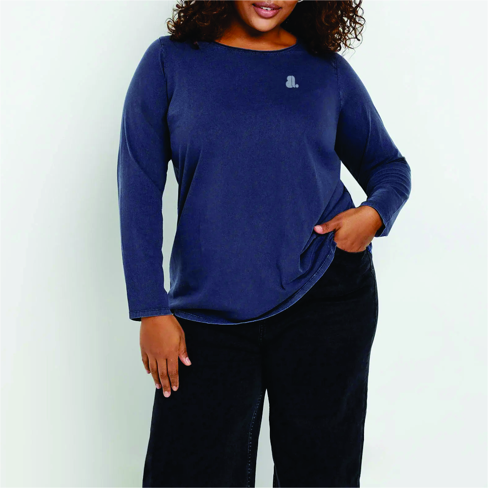 Acid Wash Long Sleeve T-Shirt