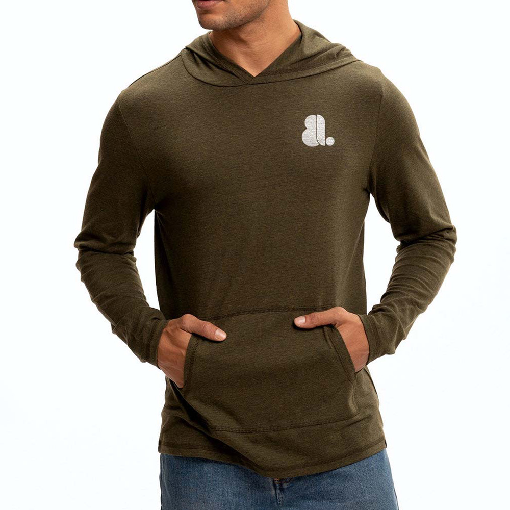 Men Hoodie Long Sleeve Tee