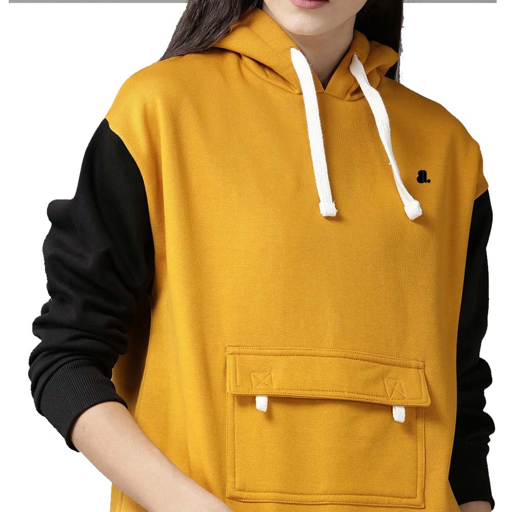 Blok Pull Over Hoodie Women