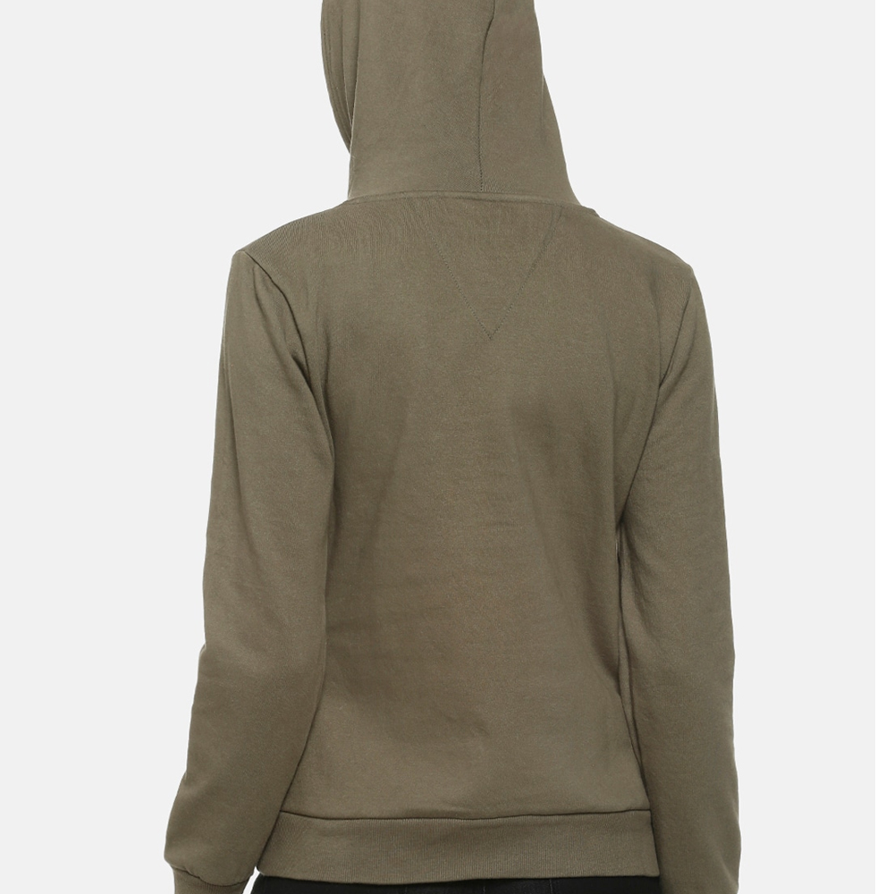 Single Color Pull Over Hoodie Women - Image 4
