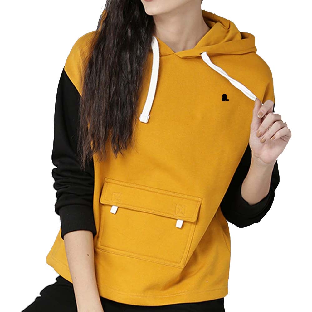 Blok Pull Over Hoodie Women