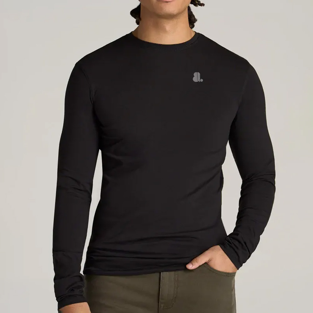 Men Muscle Fit Long Sleeve Tee