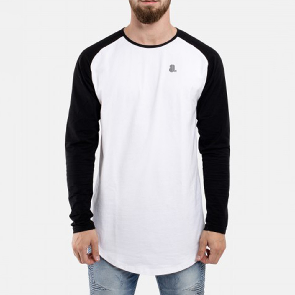 Men Longline Long Sleeve Tee