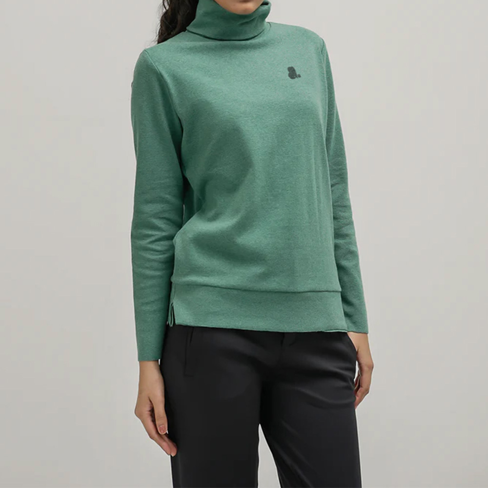 Women Long Sleeve Turtle Neck T-Shirts