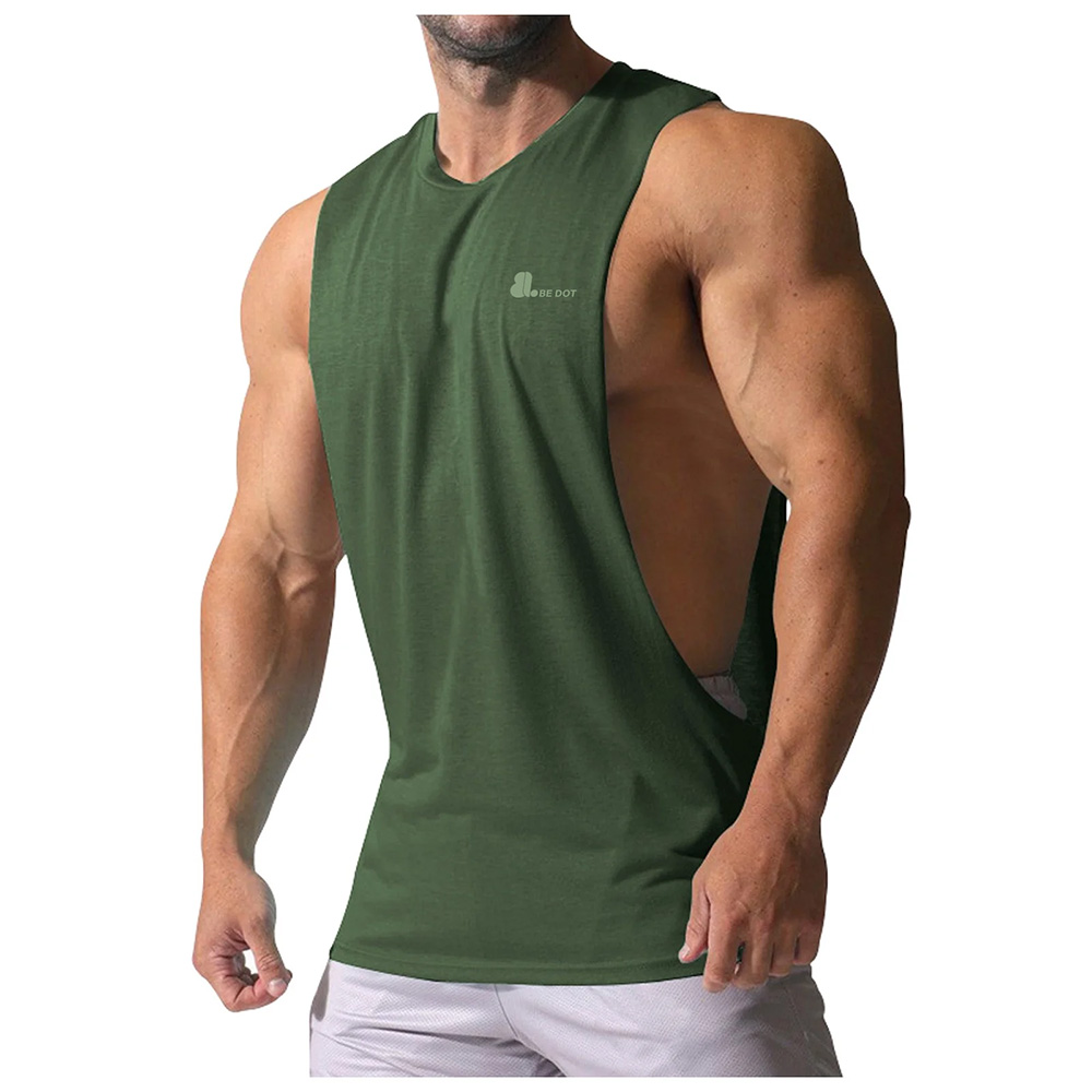 Men Cut Out Tank Top