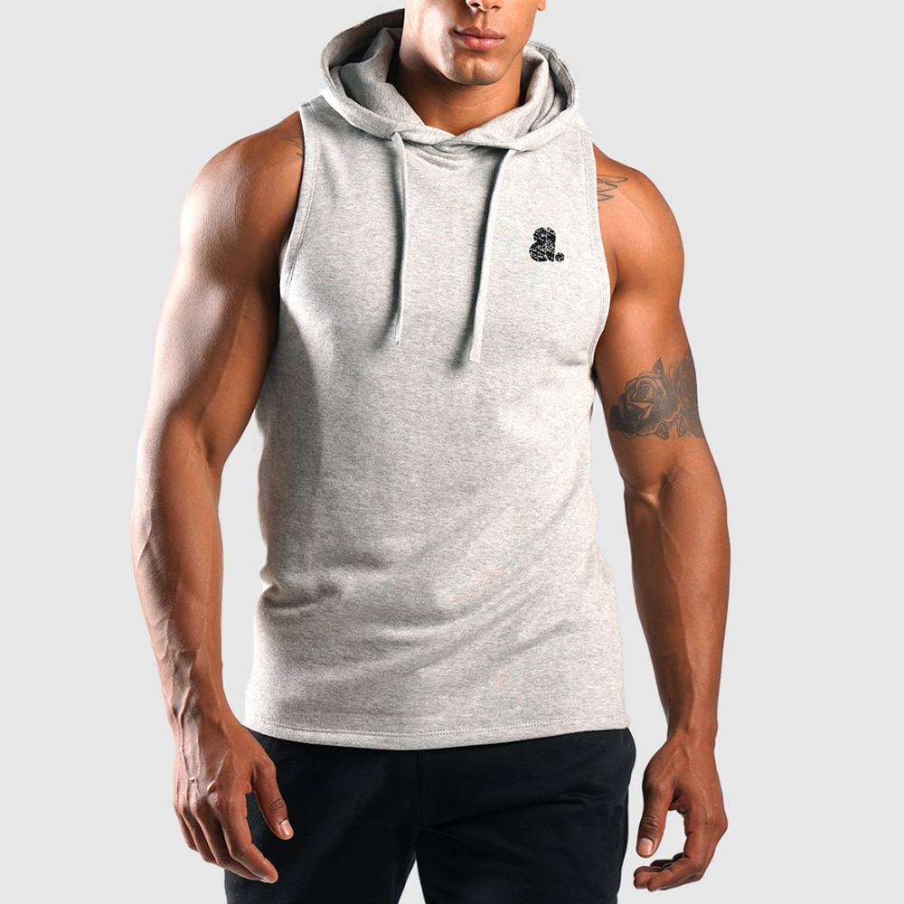 Men Hoodie Tank Top