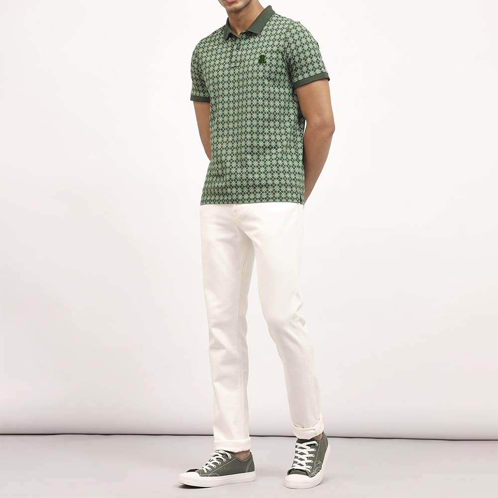 Men Graphic Polo Shirt
