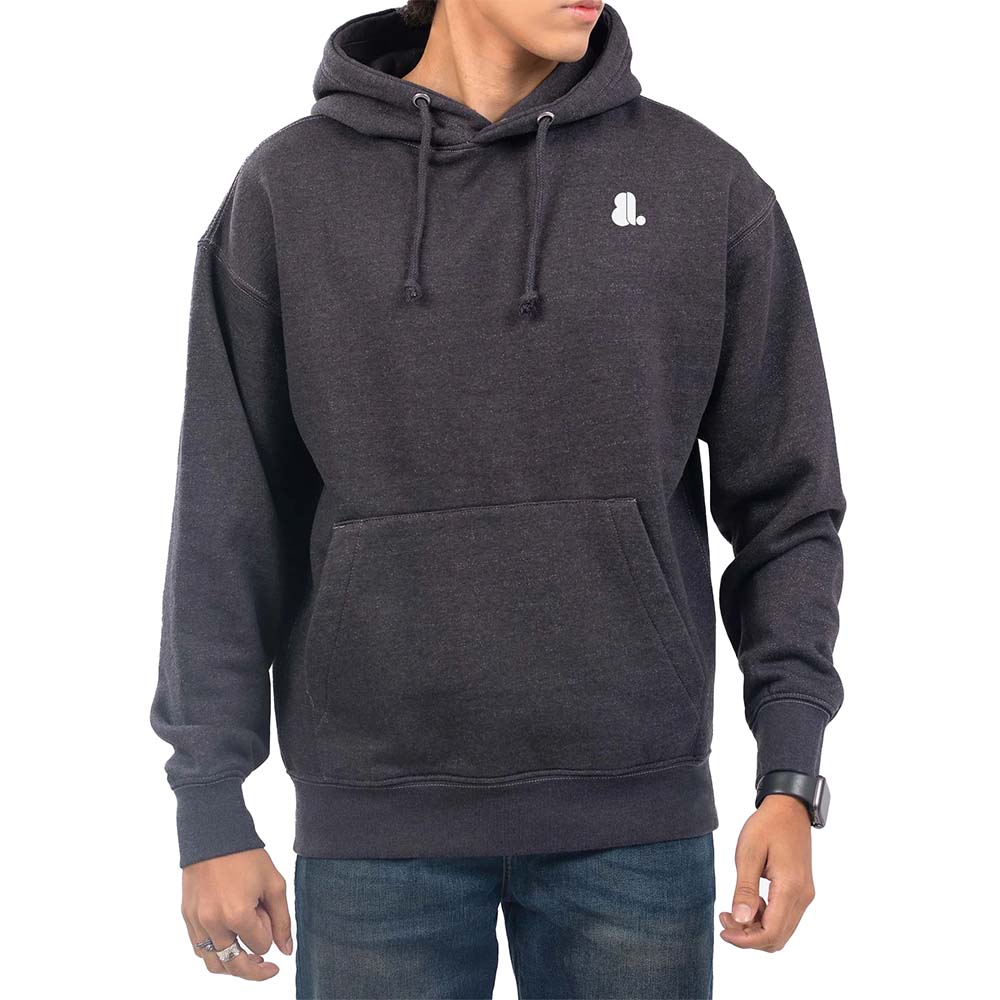 Single Color Pull Over Hoodie Men