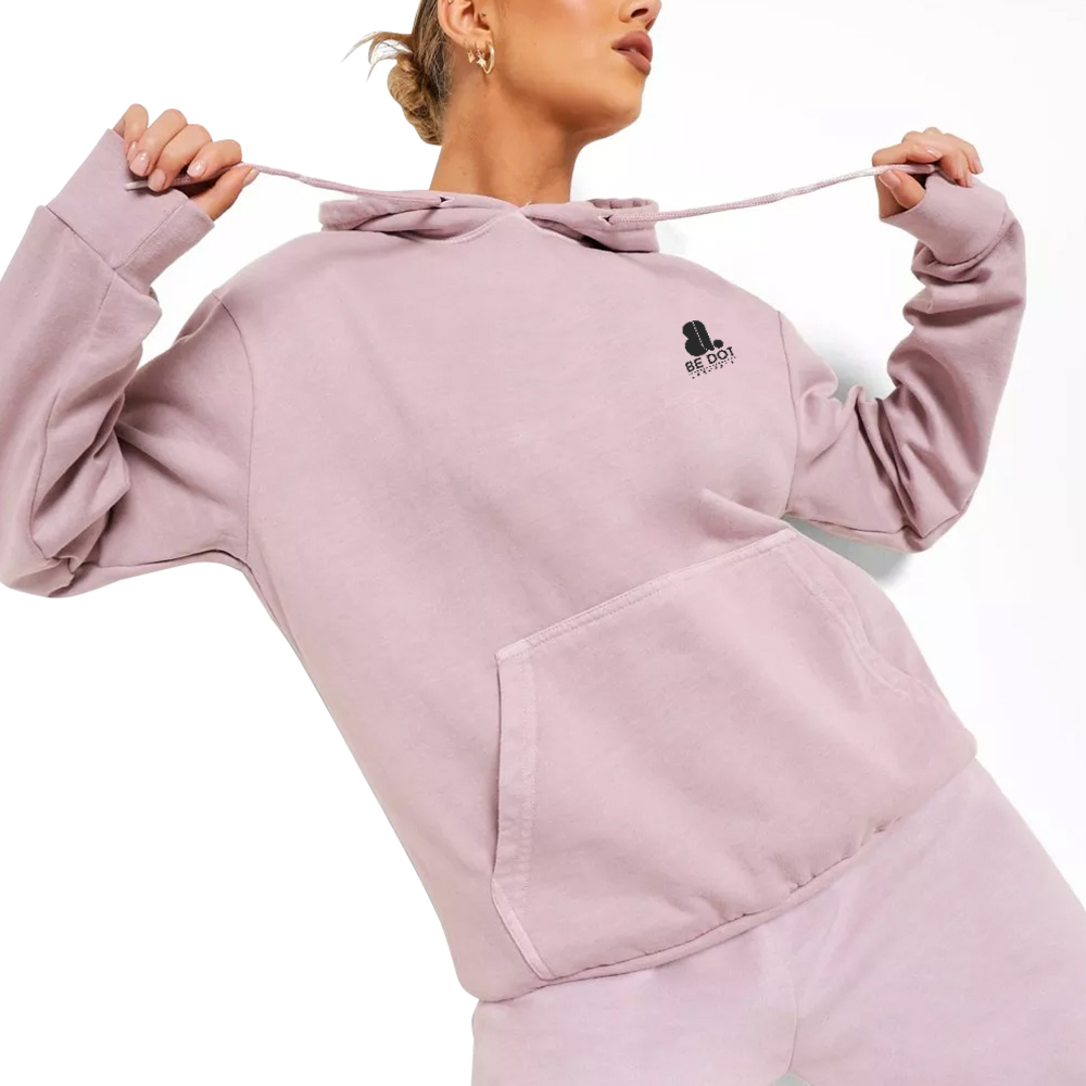 Acid Wash Pullover Hoodie Women