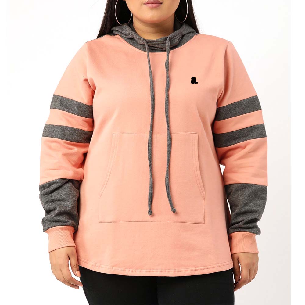 Blok Pull Over Hoodie Women