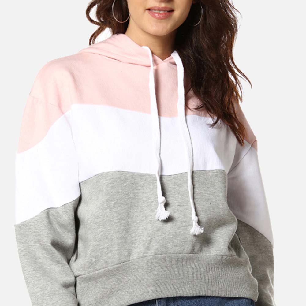 Blok Pull Over Hoodie Women