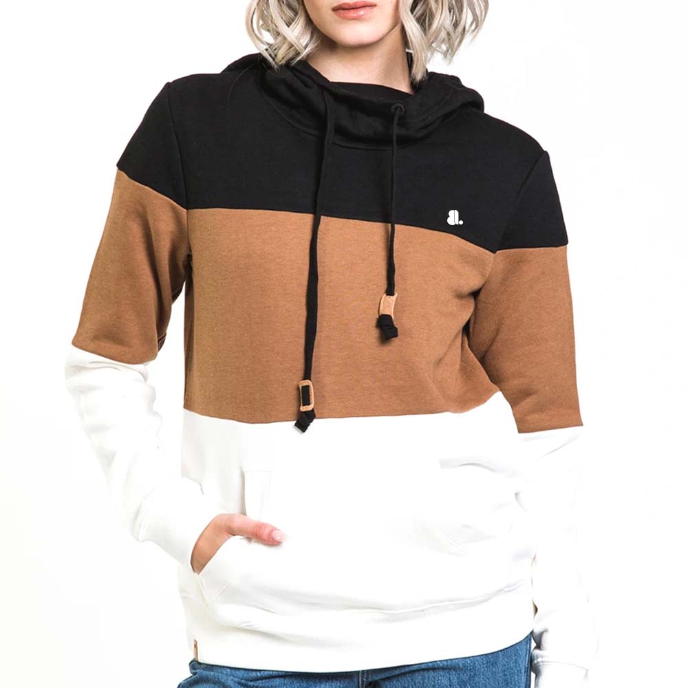 Blok Pull Over Hoodie Women
