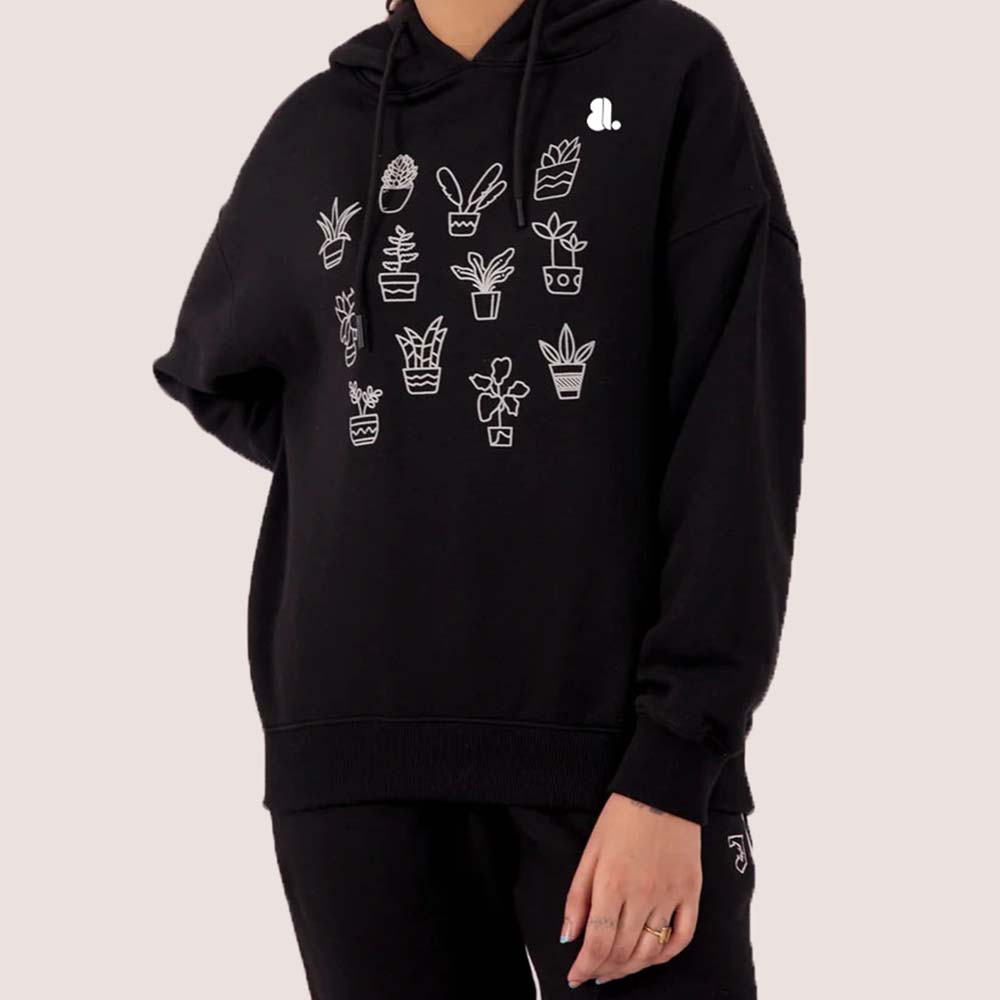 Printed Graphic Hoodie Women