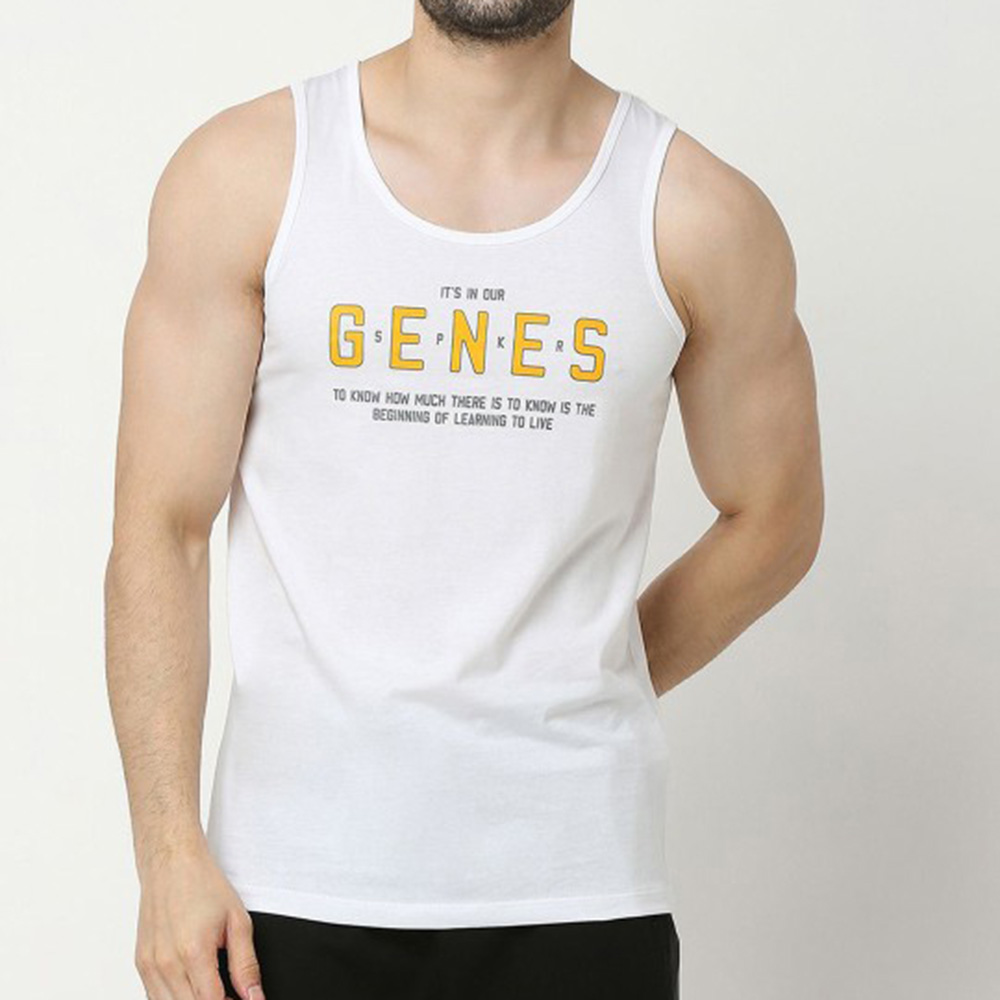 Men Graphic Tank Top
