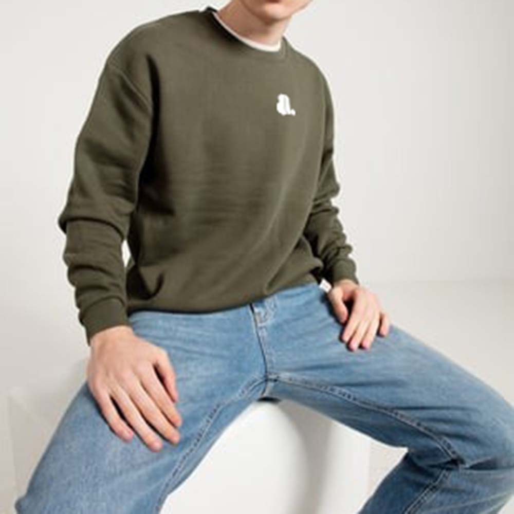 Men Acid Wash Sweat Shirt