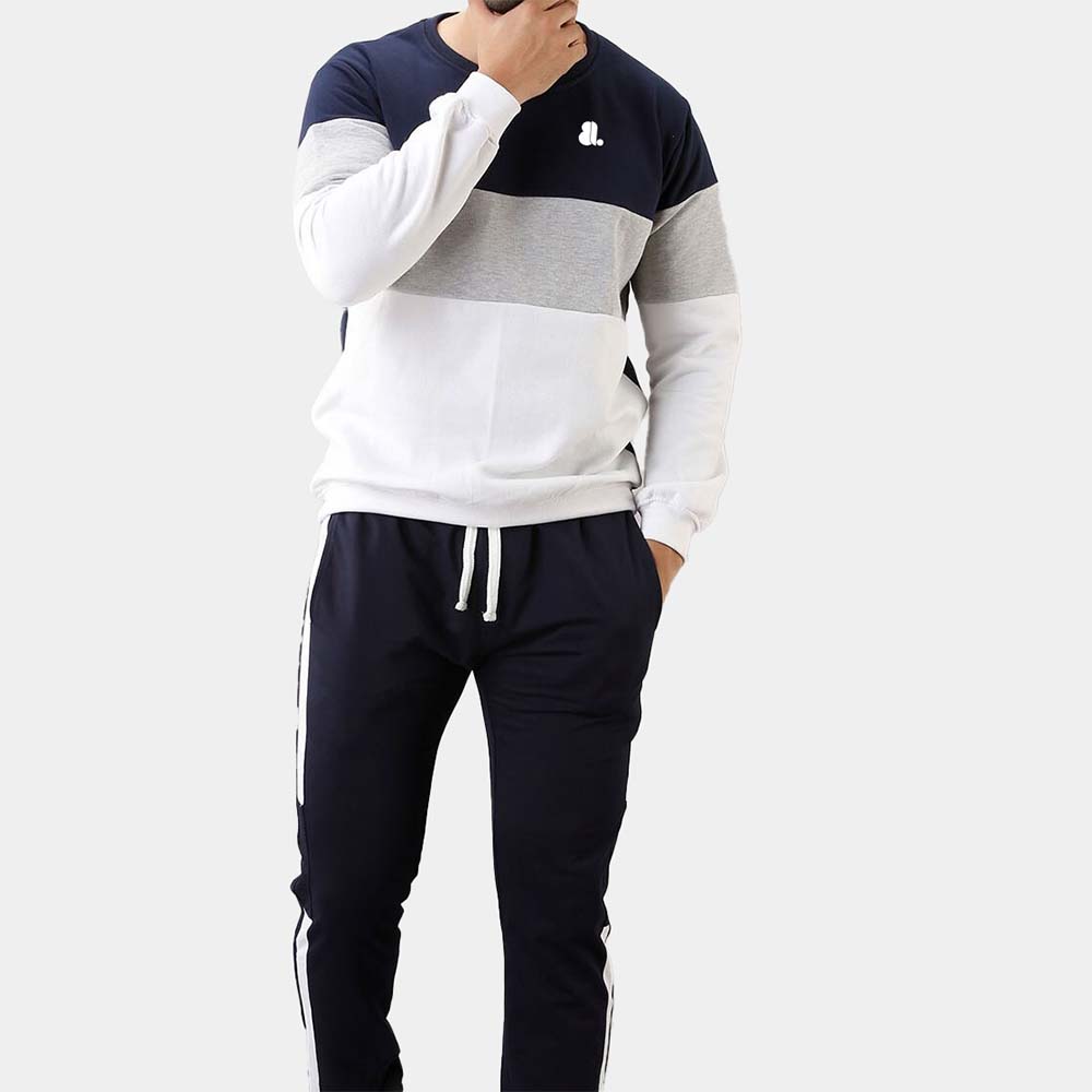 Men Block Sweat Shirt