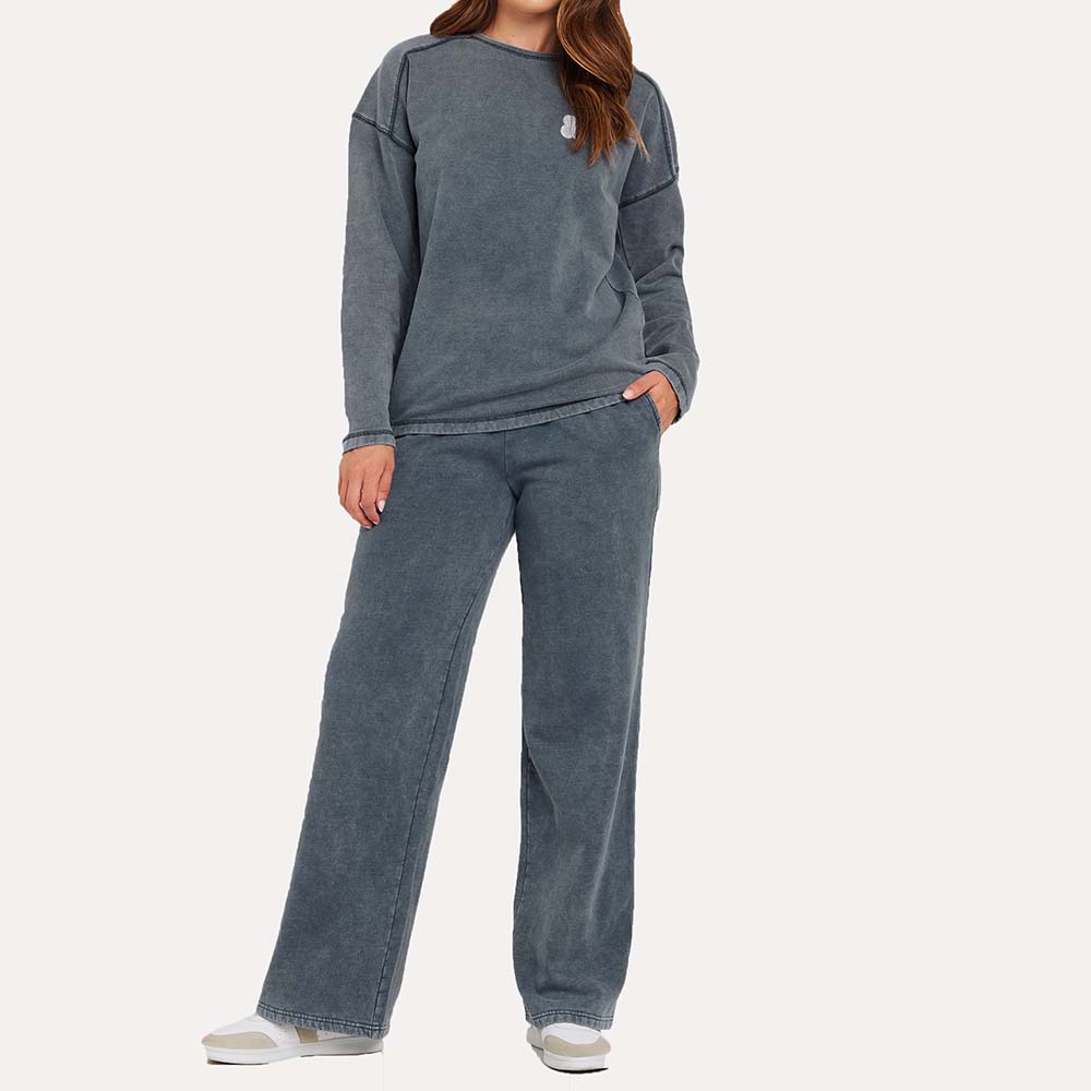 Women Acid Wash Sweatshirt