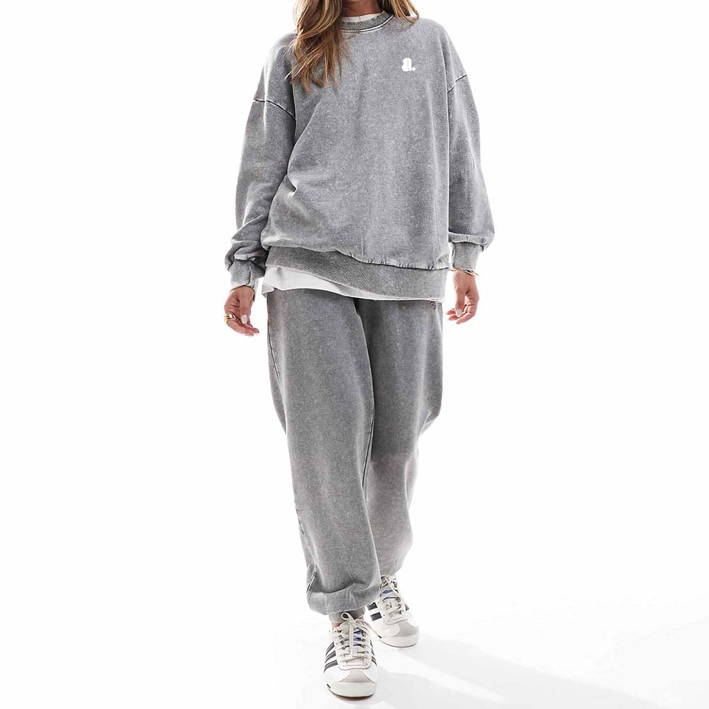 Women Acid Wash Sweatshirt