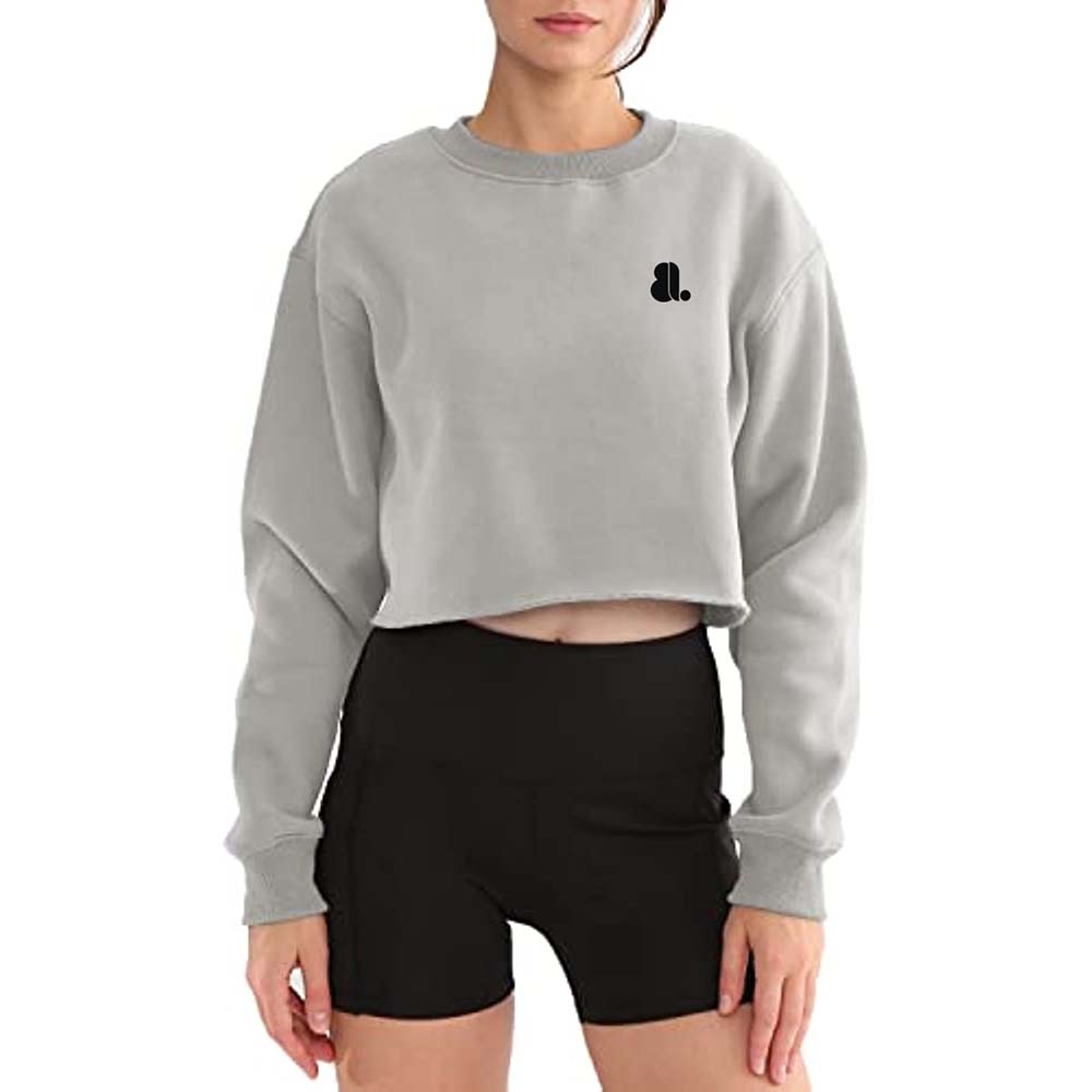 Women Crop Top Sweatshirt