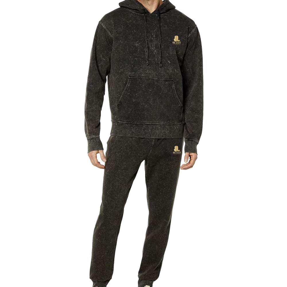Acid Wash Pull Over Track Suit Men