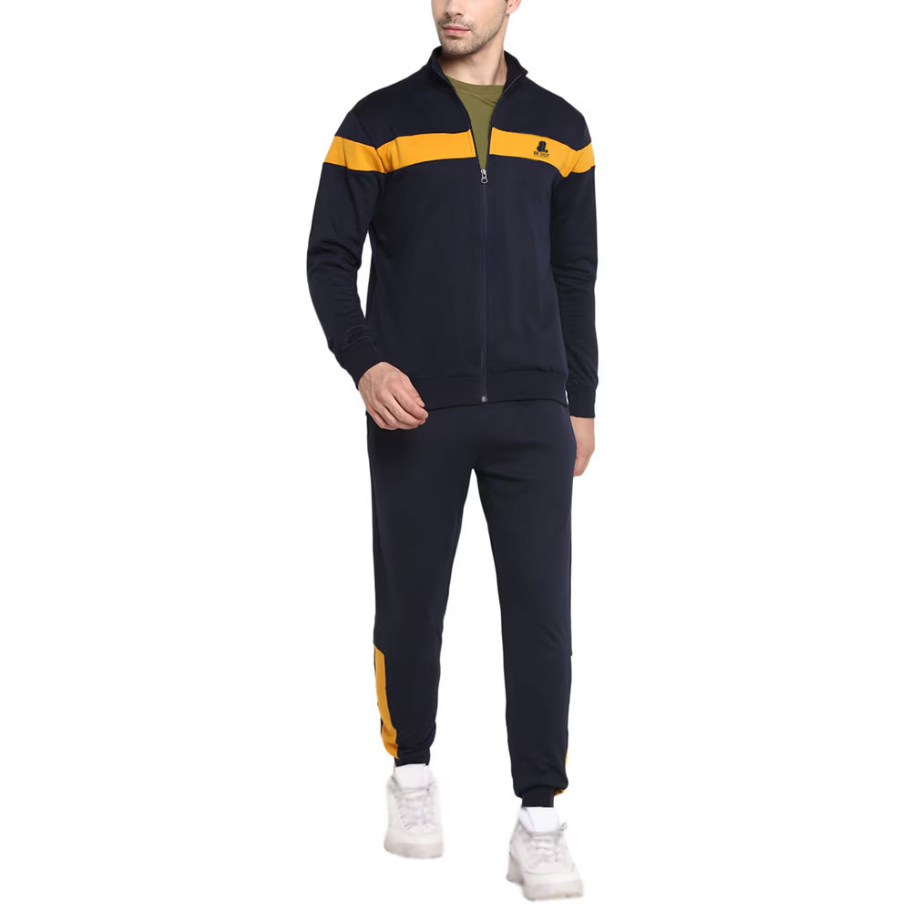 Block Zipper Track Suit Men