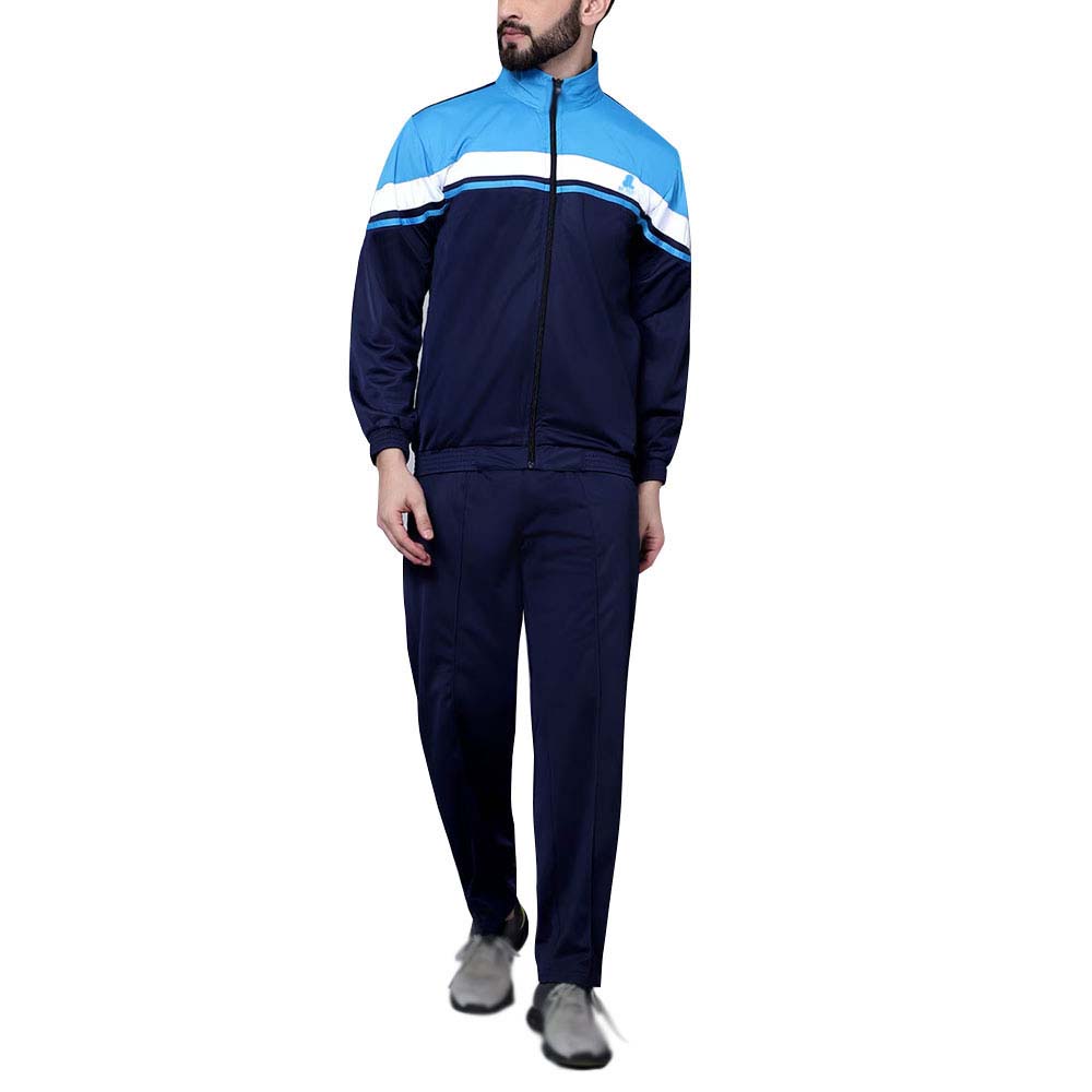 Block Zipper Track Suit Men