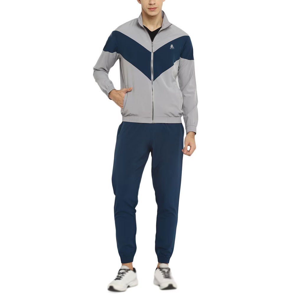 Block Zipper Track Suit Men