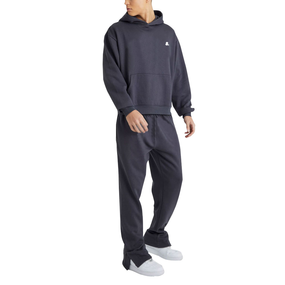 Single Color Pull Over Track Suit Men