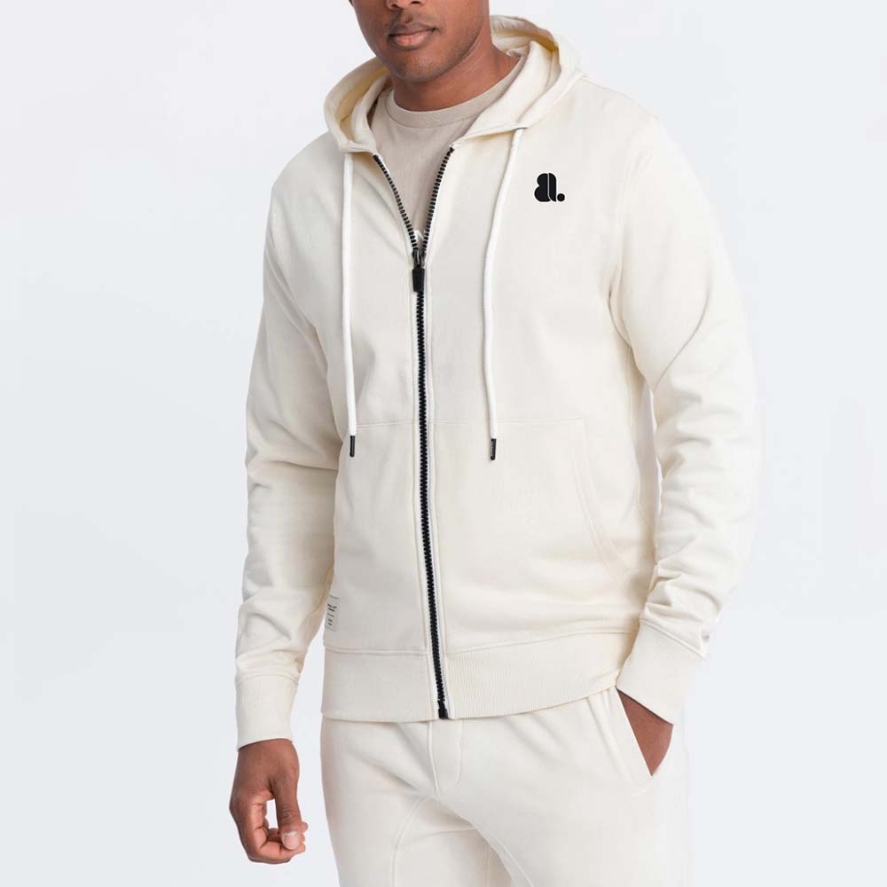 Single Color Zipper Track Suit Men