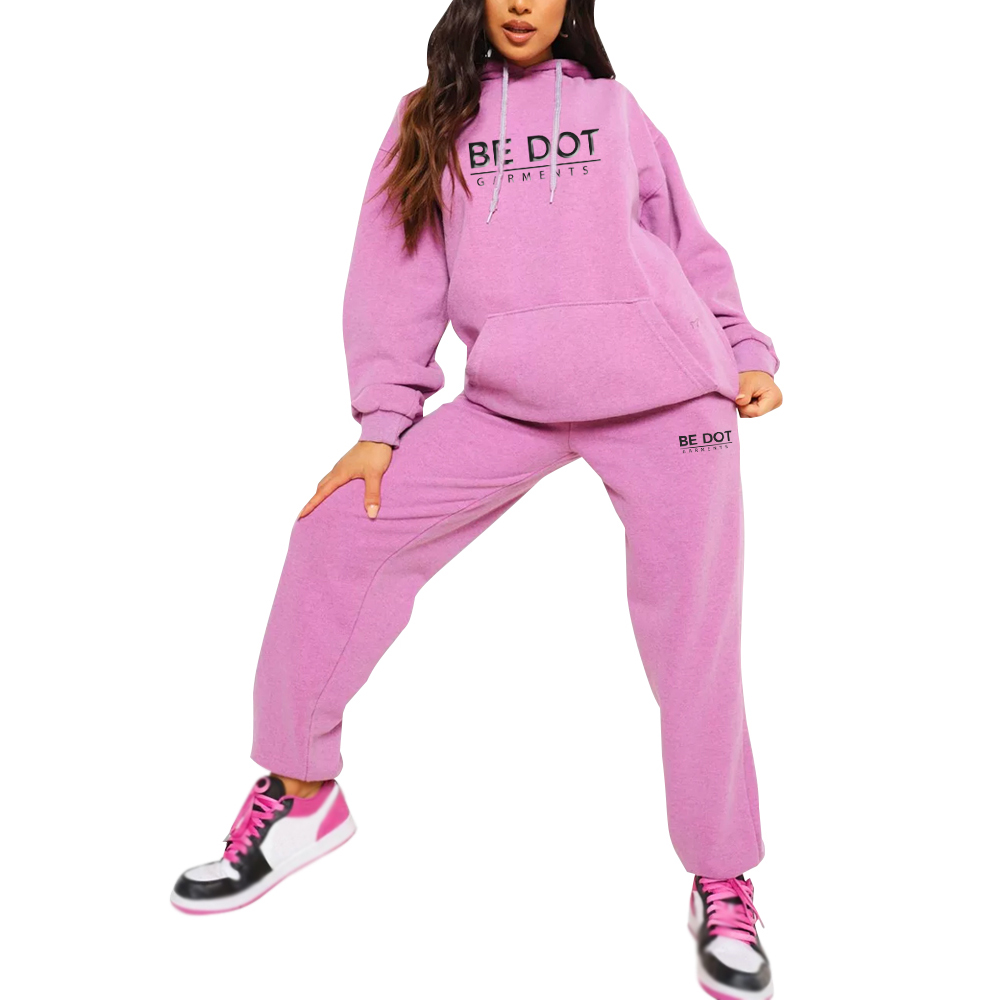 Acid Wash Pull Over Track Suit Women