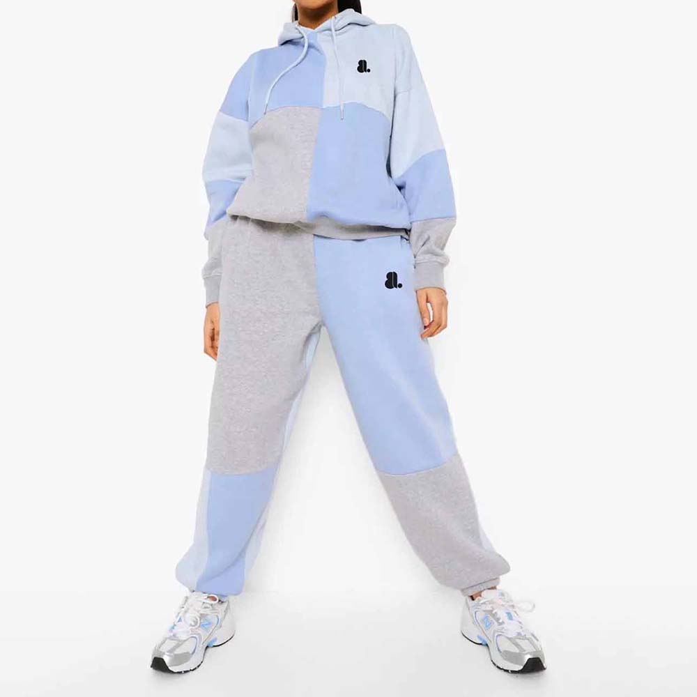 Block Pull Over Track Suit Women