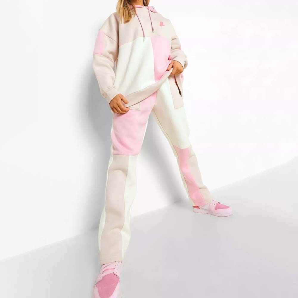 Block Pull Over Track Suit Women