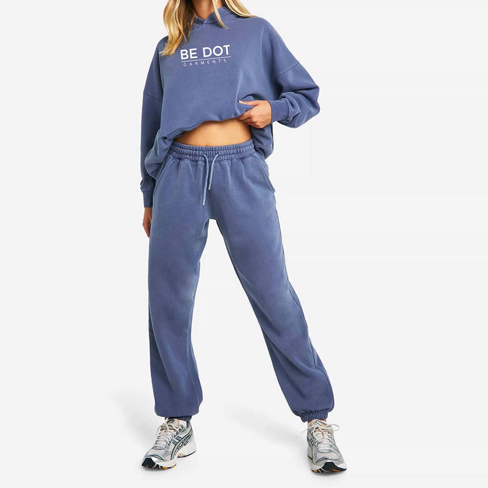 Single Color Pull Over Track Suit Women