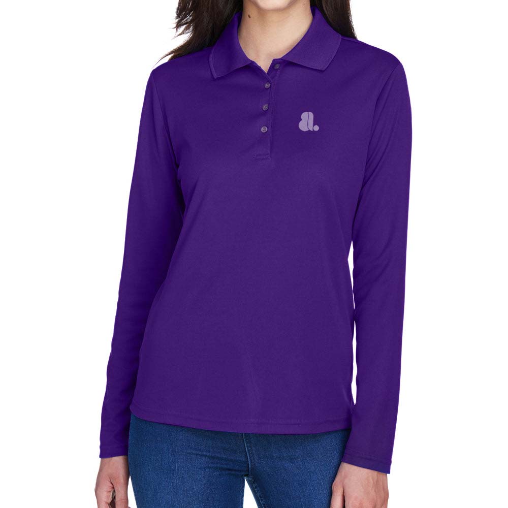 Women Long Placket Sleeve T-Shirt