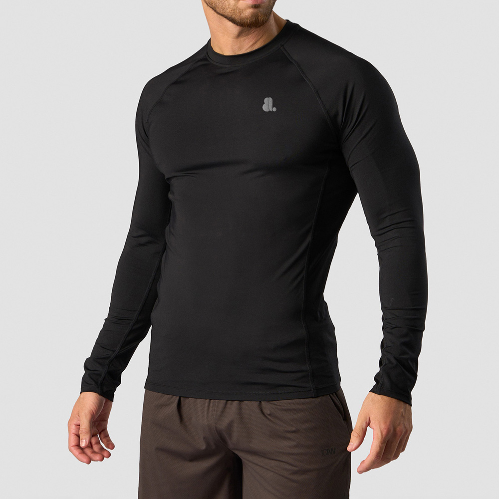 Men Muscle Fit Long Sleeve Tee