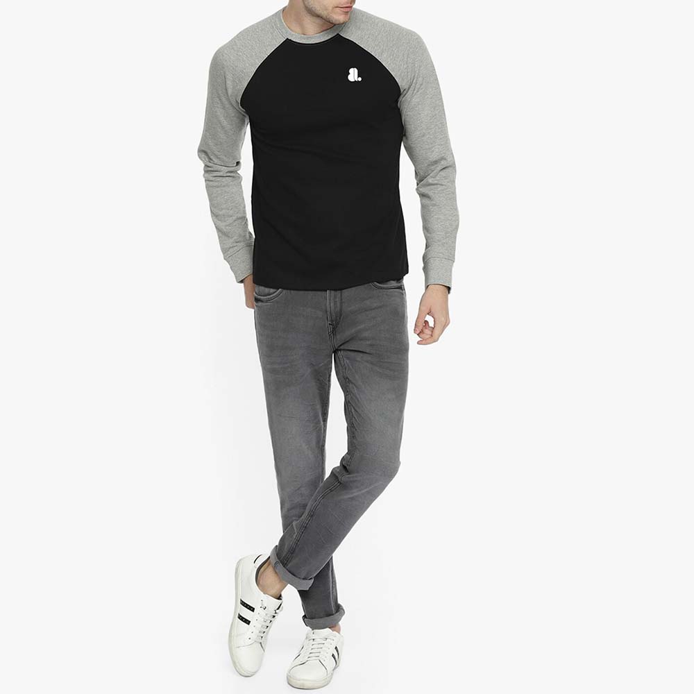 Men Raglan Sweat Shirt