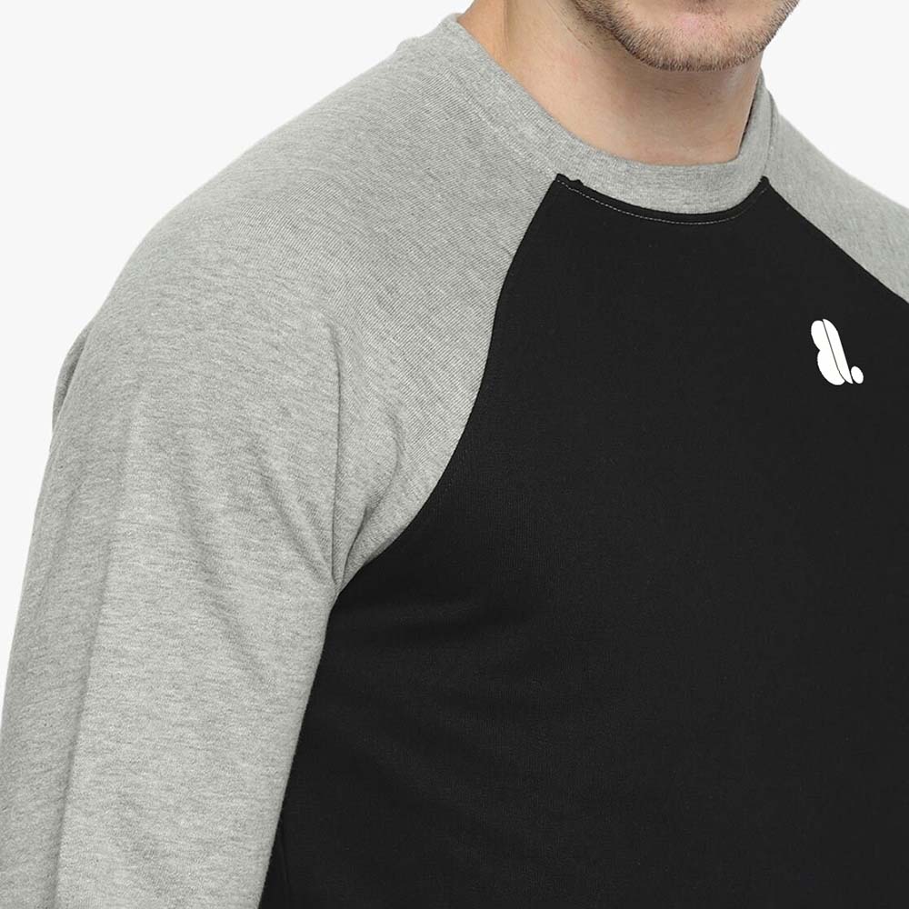 Men Raglan Sweat Shirt - Image 6