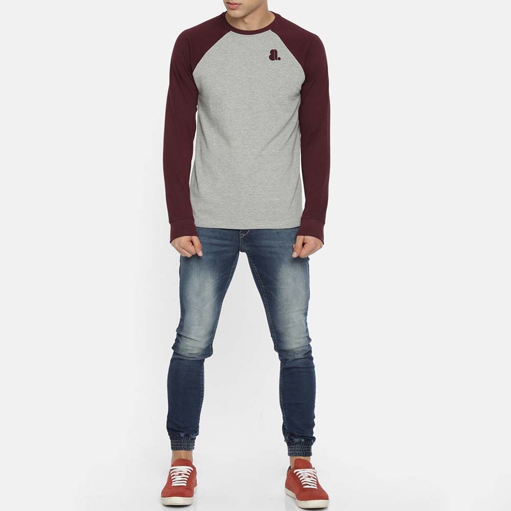 Men Raglan Sweat Shirt