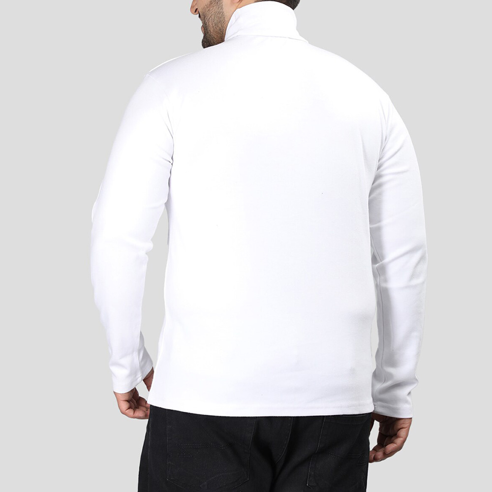 Men Turtle Neck Long Sleeve Tee - Image 5