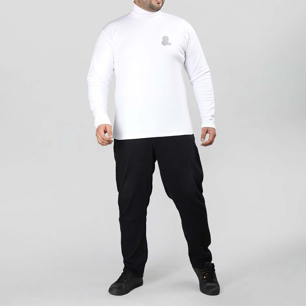 Men Turtle Neck Long Sleeve Tee