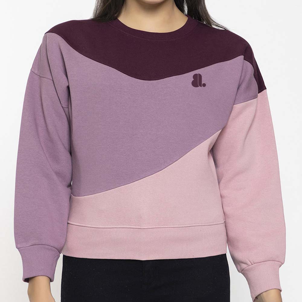 Women Block Sweatshirt