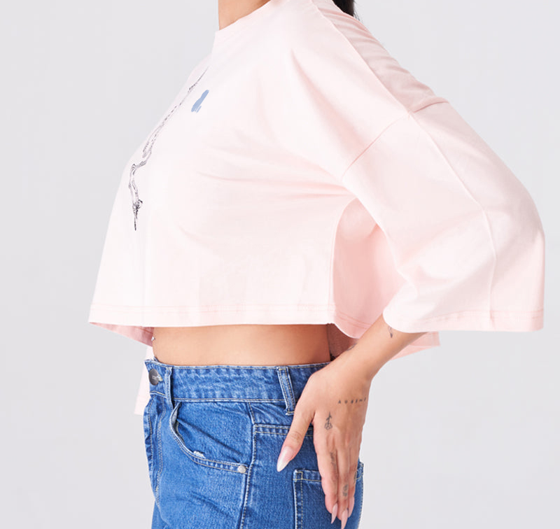 Women Long Sleeve Crop Top T-Shirts - Image 7
